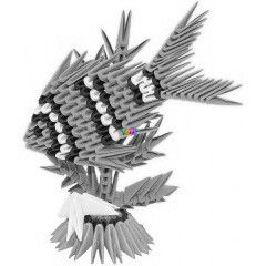 Creagami - 3D origami kszlet, kicsi - Halacska
