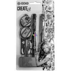 Create it! Tetovl zselstoll szett sablonnal - 3 db-os