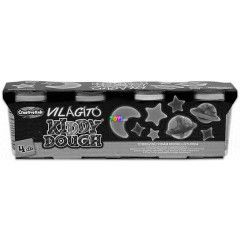 Creative Kids - Kiddy Dough vilgt gyurma, 4 db