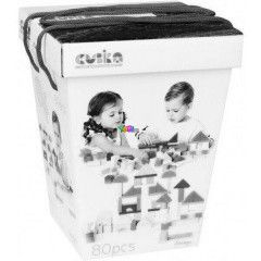 Cubika - Fa ptkocka 80 darabos szett