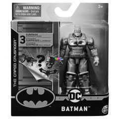 DC Batman - Batman szrke ruhban akcifigura meglepets kiegsztkkel