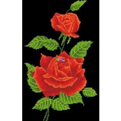 Diamond Dotz - Gyöngykép készítő készlet - Vörös rózsa