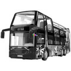Dickie - Emeletes turista busz, piros