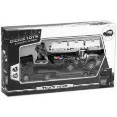 Dickie - Truck team kamion, narancssrga markolval