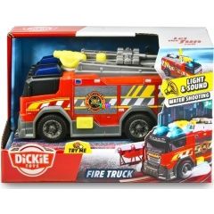 Dickie - Tűzoltóautó fénnyel és hanggal, 15 cm