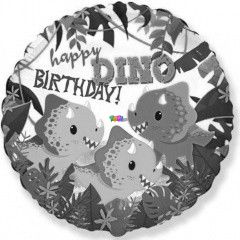 Din mintj flia lufi Happy Birthday felirattal - 48 cm