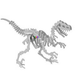 Dinoszaurusz fa pt szett - Velociraptor