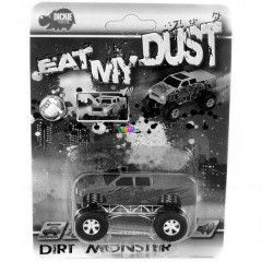 Dirt Monster terepjáró fénnyel és hanggal - szürke