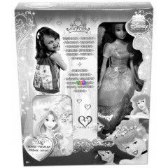 Disney hercegnk - 30 cm-es Ariel baba, htizskkal