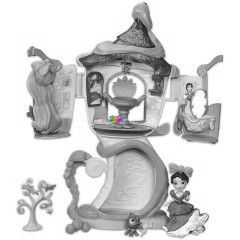 Disney hercegnk - Aranyhaj divattervez tornya
