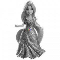 Disney hercegnők - Magiclip mini Aranyhaj hercegnő