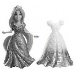 Disney hercegnk - Magiclip mini Aranyhaj hercegn, plusz ruhval