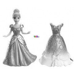 Disney hercegnk - Magiclip mini Hamupipke hercegn, plusz ruhval