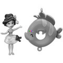 Disney hercegnk mini figurk - Hableny halacska szgumival