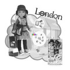 Divatos Nancy Londonban, 45 cm