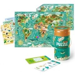 Dodo - A világ állatai - 40 darabos puzzle és társasjáték