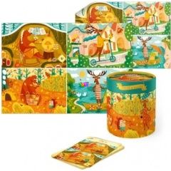 Dodo - Állatok és évszakok - 50 darabos puzzle és társasjáték