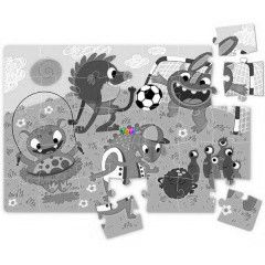 Mini puzzle - Cuki szrnyek, 35 db