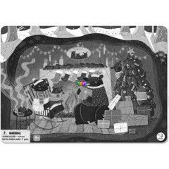 Puzzle - Karcsonyi mackcsald, 53 db