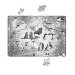 Keretes puzzle - Antarktisz, 53 db