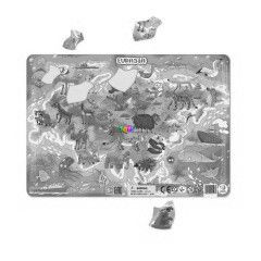 Keretes puzzle - Eurzsia, 53 db