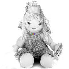Dolly plssbaba - 45 cm - kk-srga ruhban