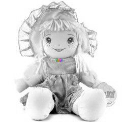 Dolly plssbaba kk-zld ruhban - 45 cm