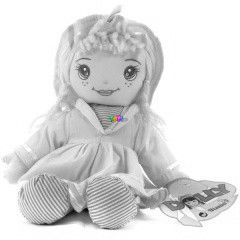 Dolly plssbaba rzsaszn ruhban - 32 cm
