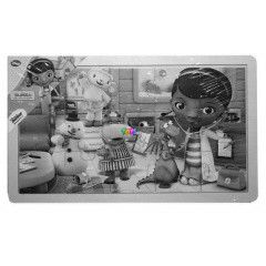 Dr. Plssi fa lap puzzle - 15 darabos