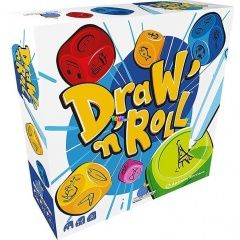 Draw n Roll - Rajzolj és dobj asszociációs parti társasjáték