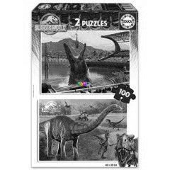 Puzzle - Jurassic World, 2x100 db