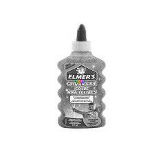Elmers - Glitteres ragaszt, 177 ml, ezst