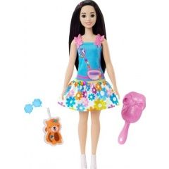 Els Barbie babm - Fekete haj baba