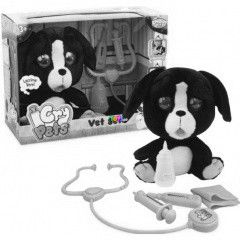 Emotion Pets - Pityerg kiskutya llatorvosi szett, fekete