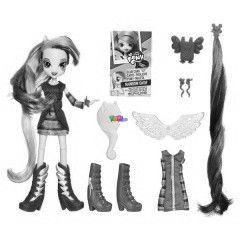 n kicsi pnim - Equestria Girls babk - Rainbow Dash kiegsztkkel
