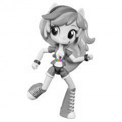 n kicsi Pnim Mini figurk - Equestria Girls - Rainbow Dash