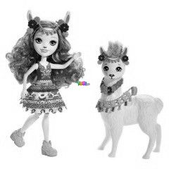Enchantimals - Lluella Lma s Fleecy figura
