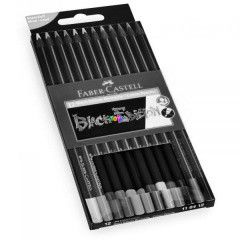 Faber-Castell - Black Edition sznes ceruza szett, 12 db-os