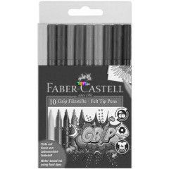 Faber-Castell - Grip filctoll szett, 10 db-os
