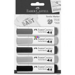 Faber-Castell - Pasztell szn textilfilc kszlet, 5 db-os