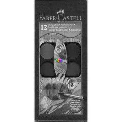 Faber-Castell vzfestk kszlet ecsettel, 12 db-os