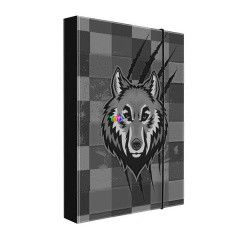 Farkas mintás füzetbox - A5