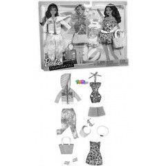 Fashionista Barbie - Divatos ruhk, srga kszlet