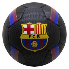 FC Barcelona címeres focilabda, fekete