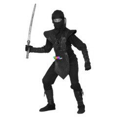 Fekete ninja jelmez, 128 cm-es mret