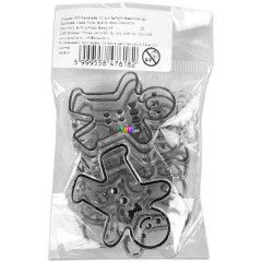 Festhet vegkpek - karcsonyi mzeskalcs figurk, 10 db