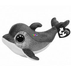 Flips delfin plssfigura - 15 cm, lila