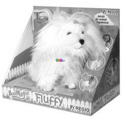 Fluffy, stl s csahol szrgombc kutya, vilgt przzal
