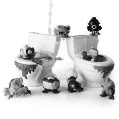 Flush Force - Bzs WC jtkszett, 8 db figurval