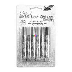 Folia Glitter ragaszt spirl - neon csillmos